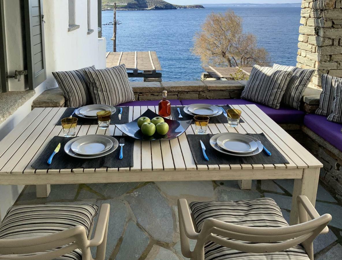 Aqua Blue, Only 100 Meters From The Beach Of Gialiskari Ioulis Eksteriør bilde